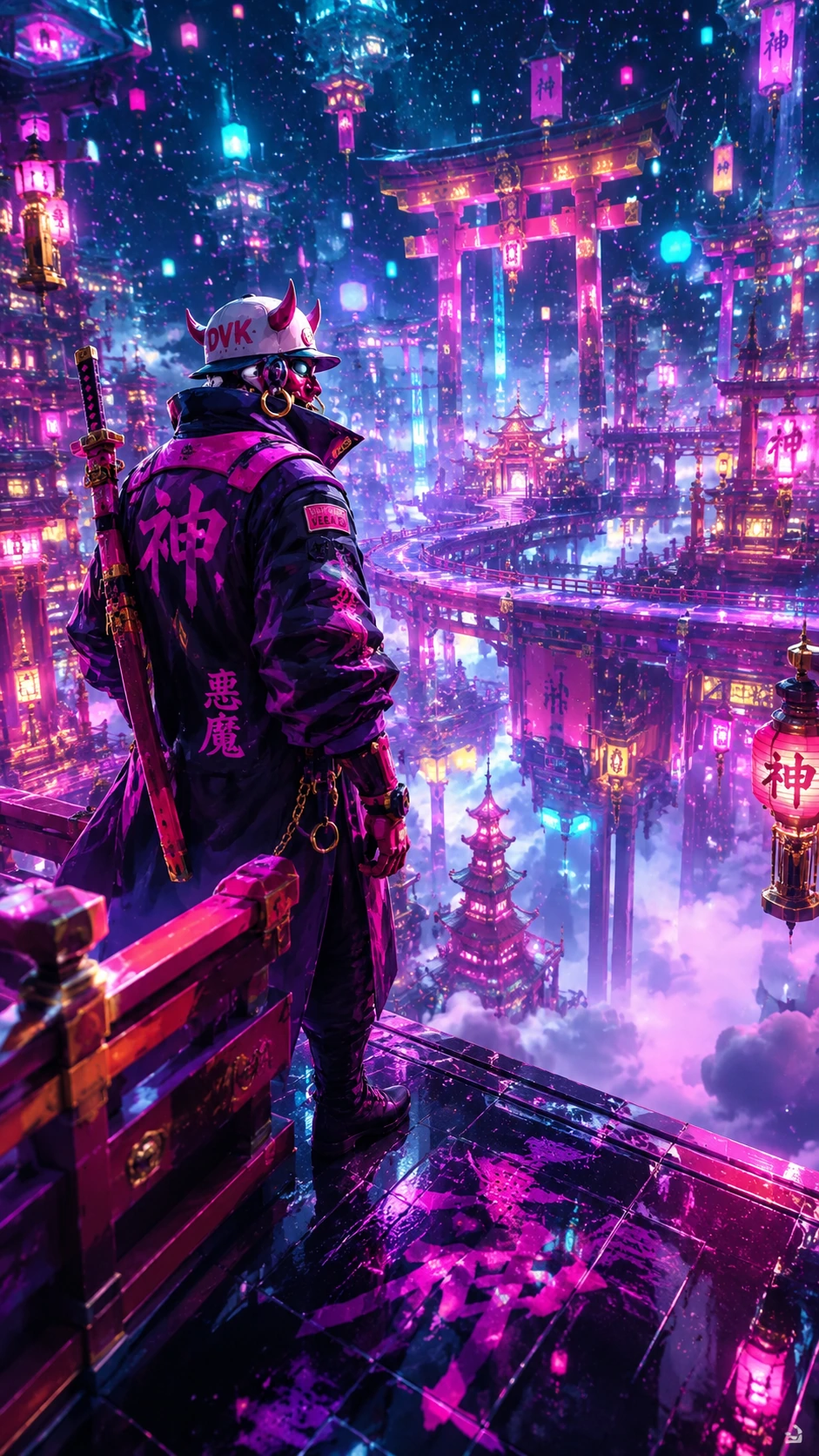 Ciudad de neón · DOMIVAKERO