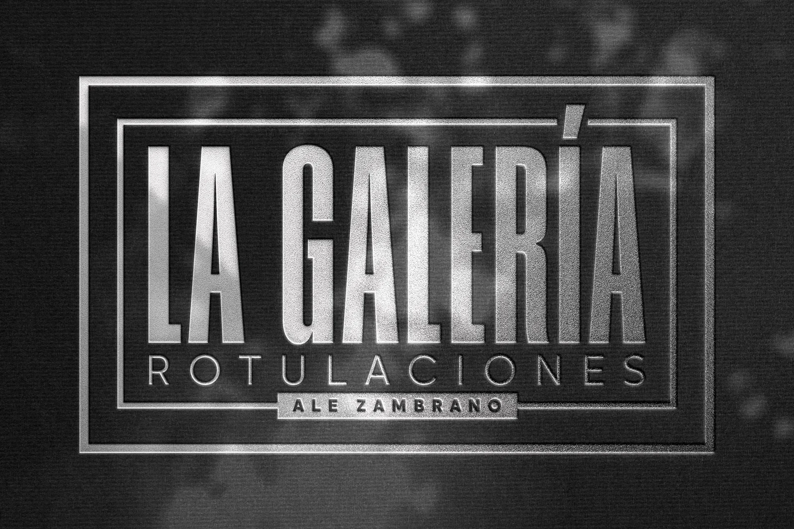 La Galería · La Galería Rotulaciones · Identidad visual · Materia