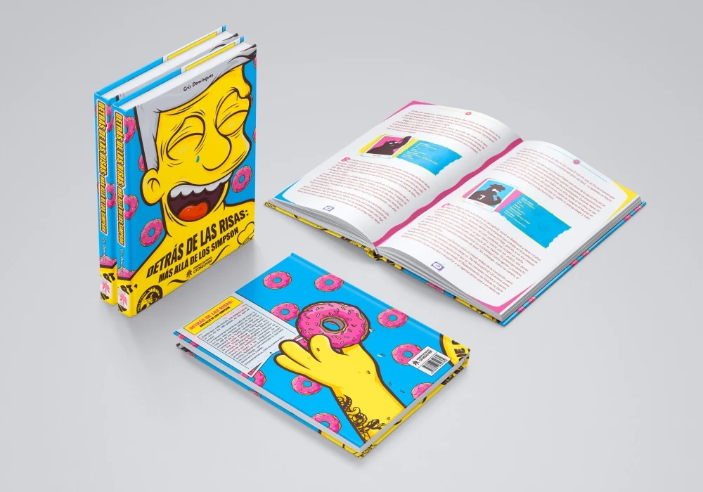 Detrás de las risas · Más allá de Los Simpson · Héroes de Papel · Diseño editorial