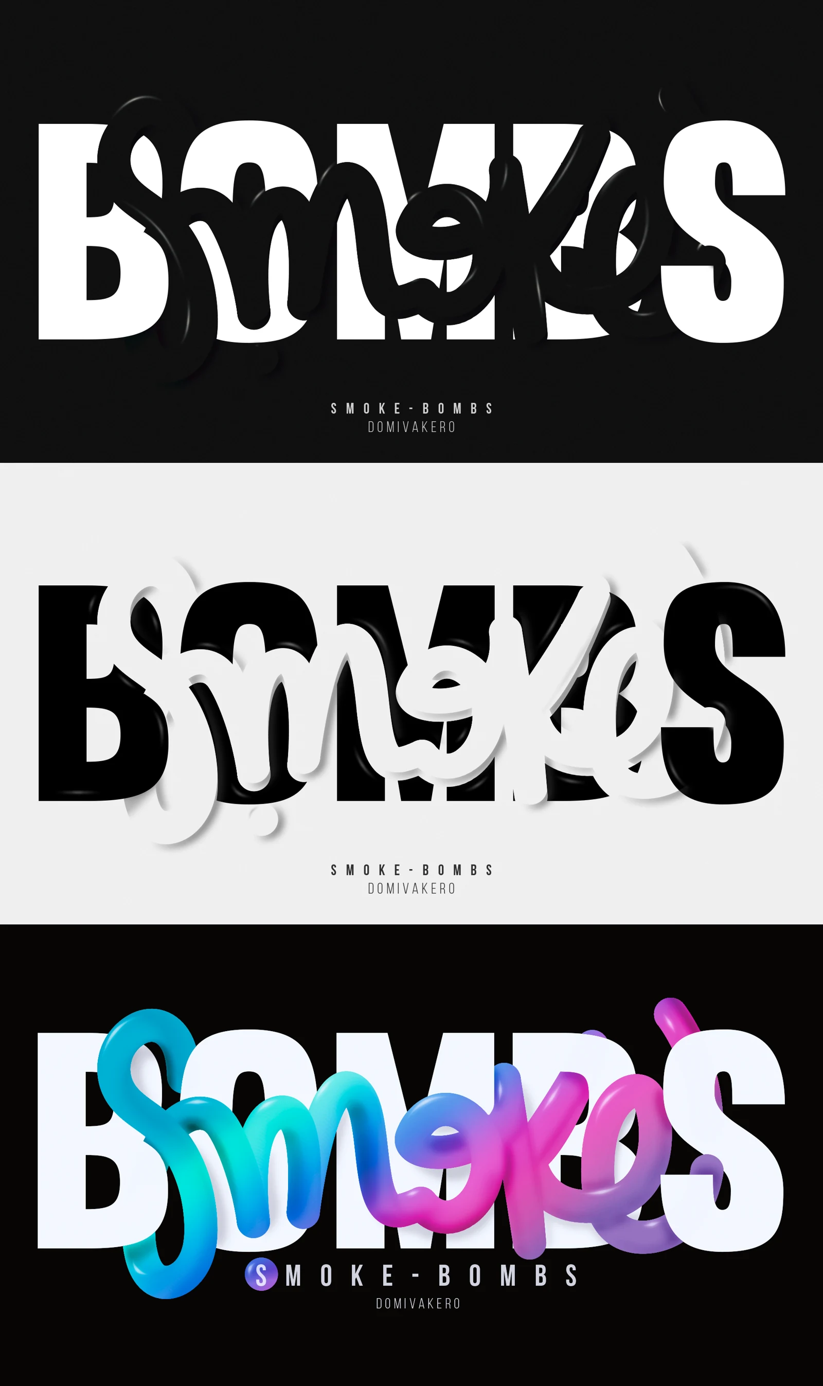 Smoke Bombs · Smoke Bombs · Identidad · Sistema de logotipo
