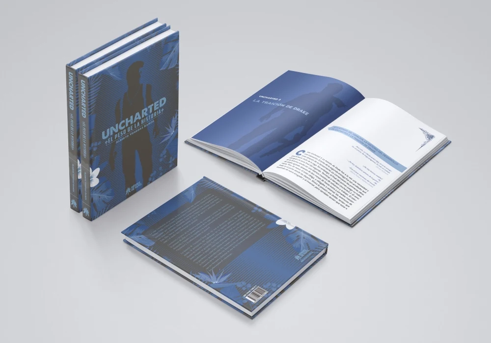 Uncharted · El peso de la historia · Héroes de Papel · Diseño editorial