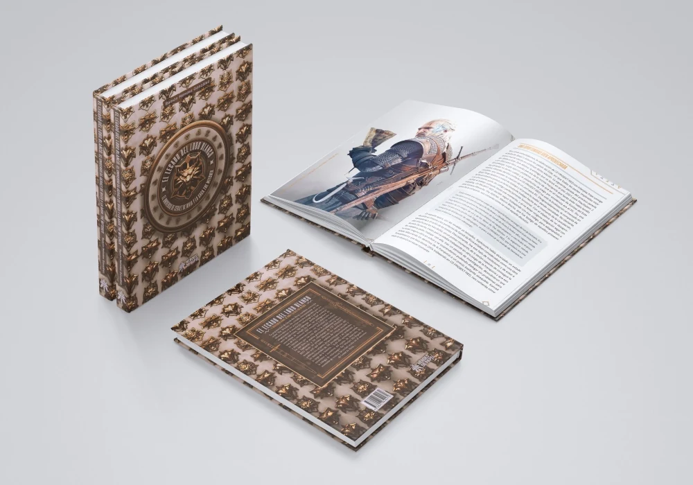 El legado del lobo blanco · The Witcher · Héroes de Papel · Diseño editorial