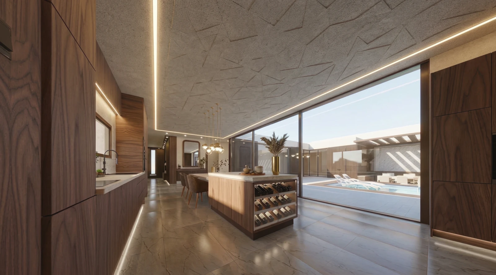 Calm and material · Kitchen · 3